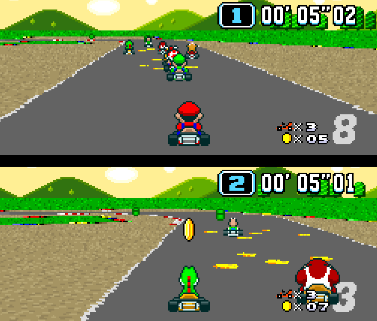 Imagen del juego Super Mario Kart